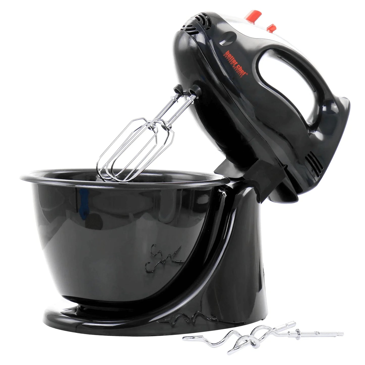 Better Chef 200 Watt Stand/Hand Mixer with Mixing Bowl