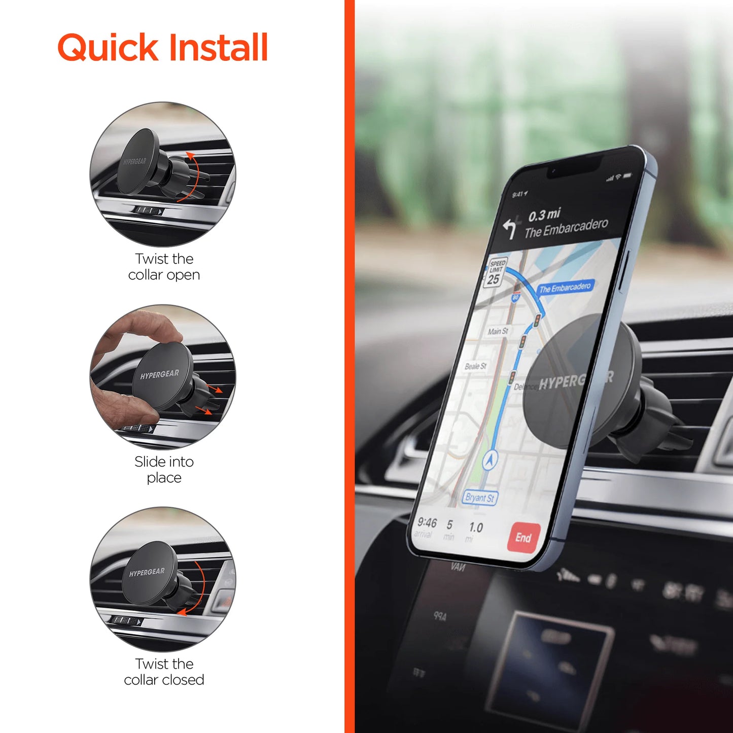 Hypergear MagSafe Vent Mounting Solution