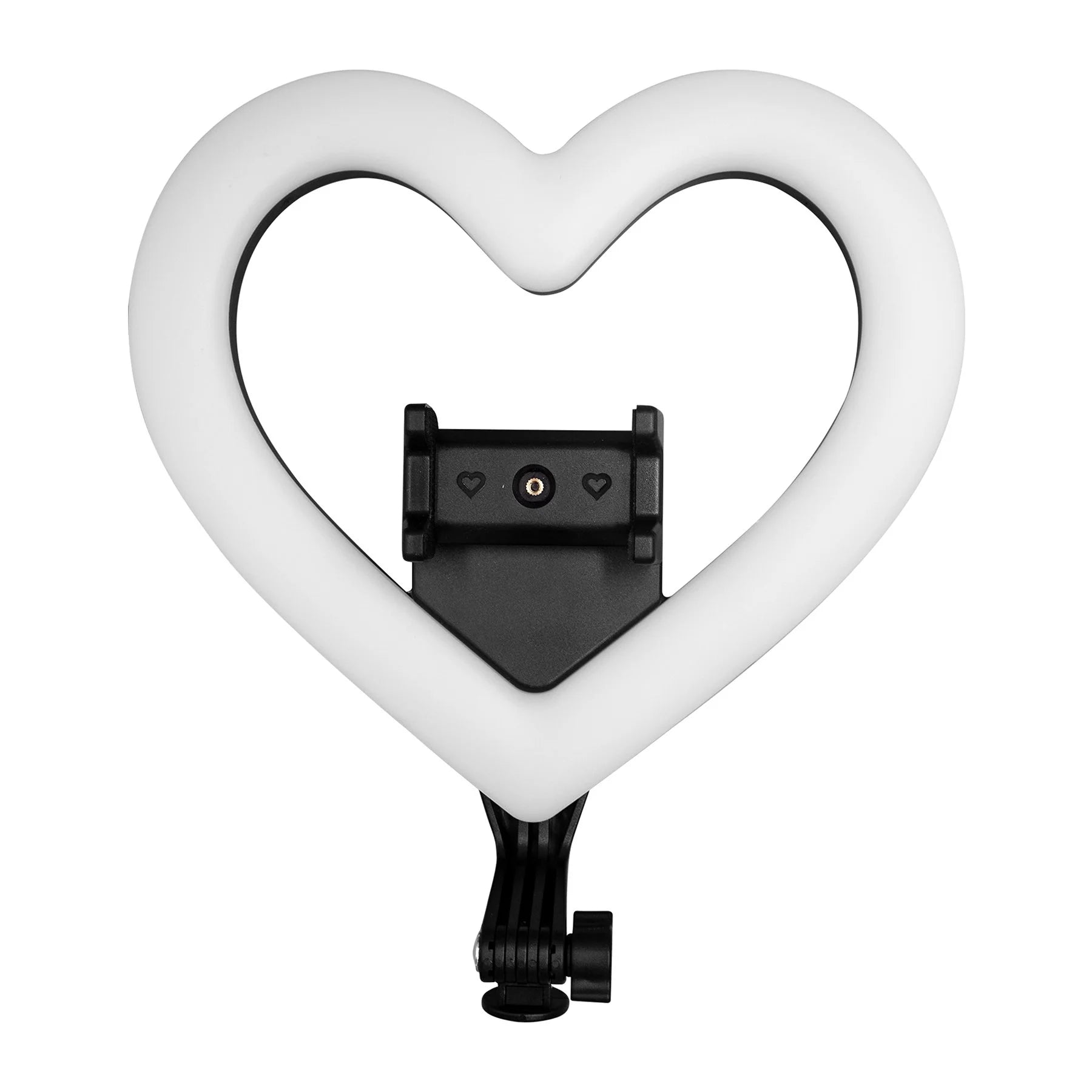 Supersonic PRO 10-Inch Heart-Shaped Selfie Ring Light for Live Streaming (Model SC-2310SRH)