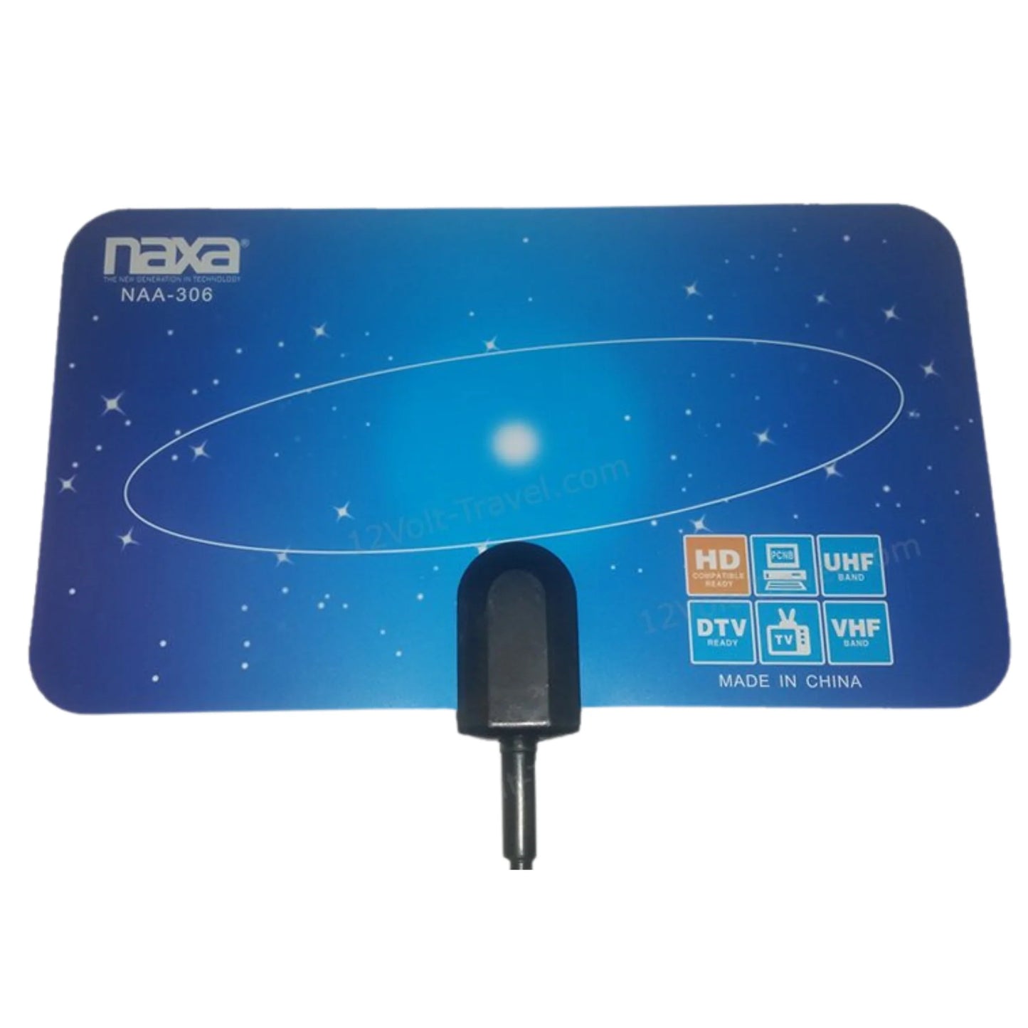 Naxa NAA-306 Ultra-Thin Flat Panel Powered Antenna for HDTV and ATSC Digital Television