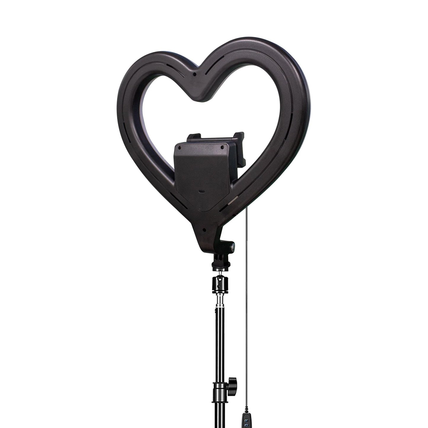 Supersonic PRO 10-Inch Heart-Shaped Selfie Ring Light for Live Streaming (Model SC-2310SRH)