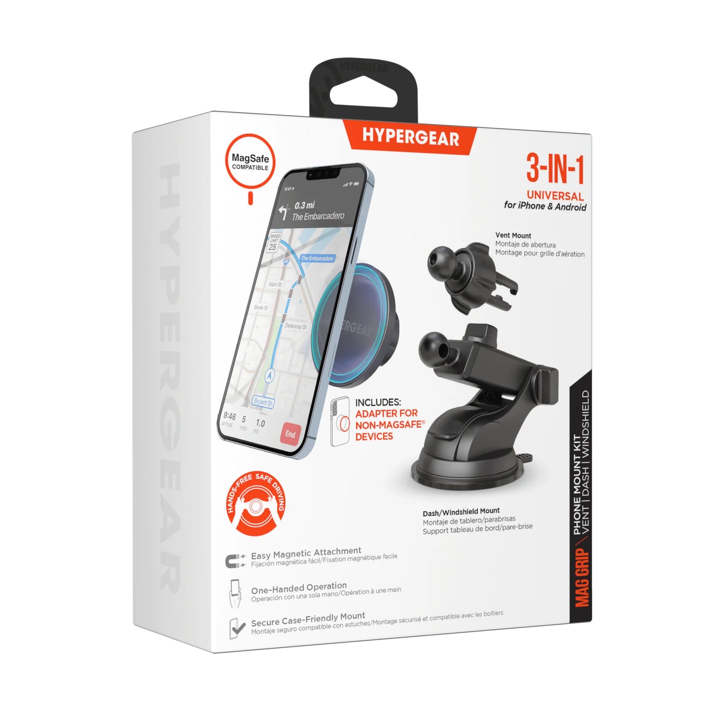 Hypergear Maggrip MagSafe Phone Mount System