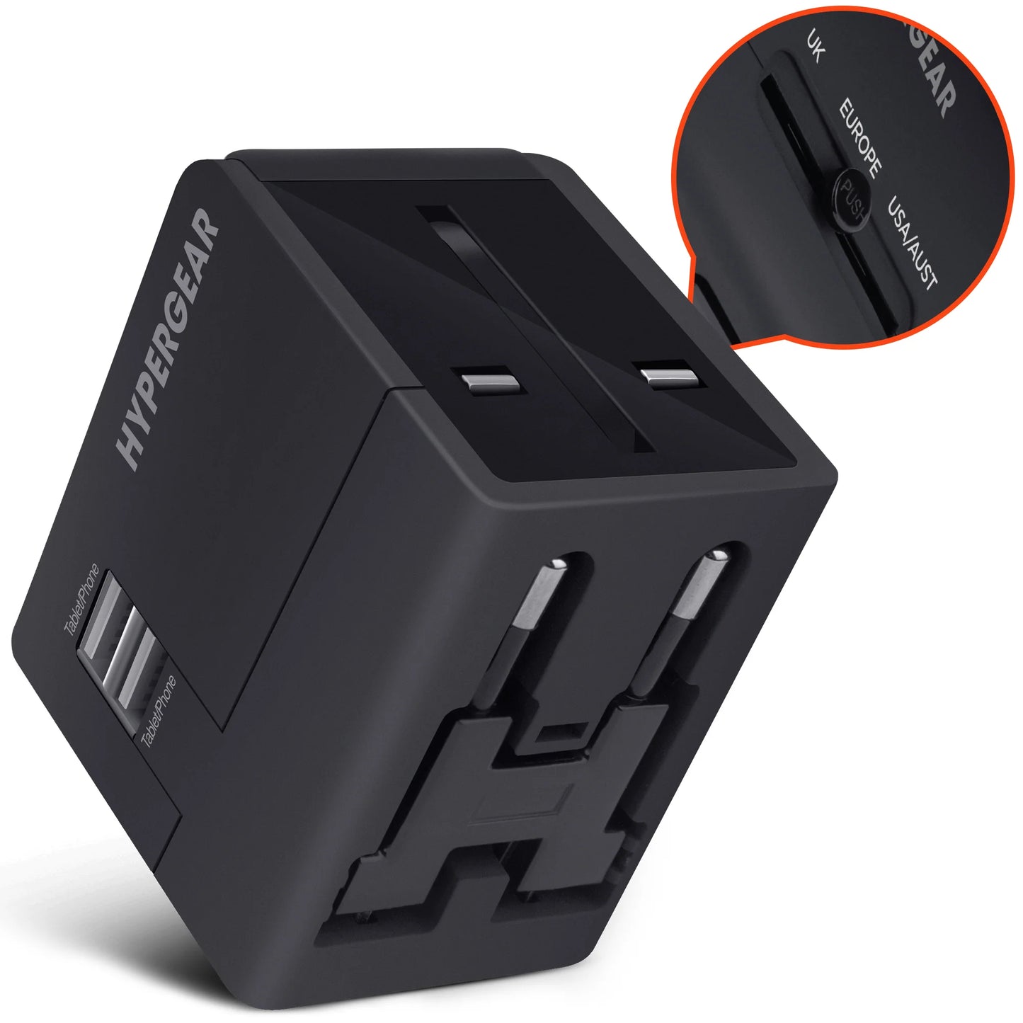 Hypergear Universal Travel Adapter for Global Use
