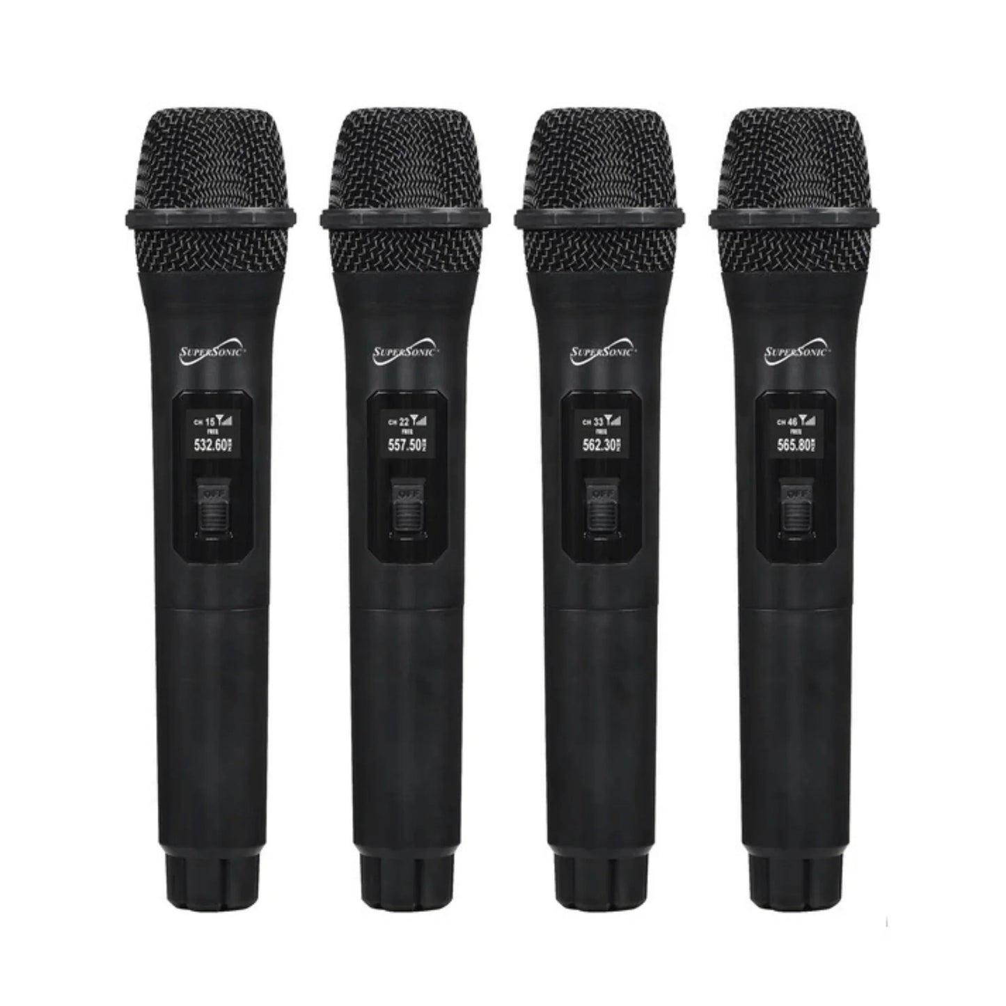 Supersonic 4 Channel 2.4G Wireless Microphone System