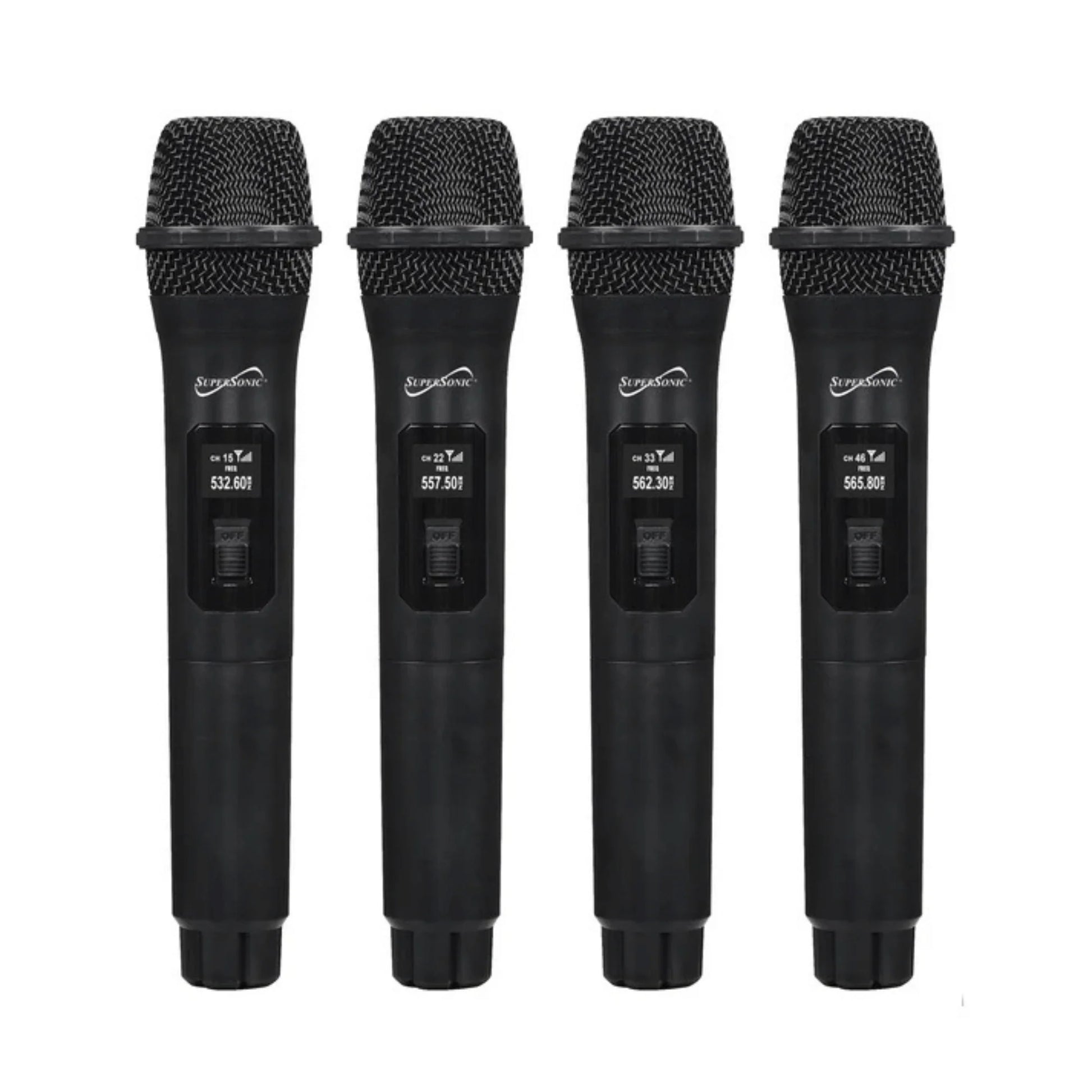 Supersonic 4 Channel 2.4G Wireless Microphone System