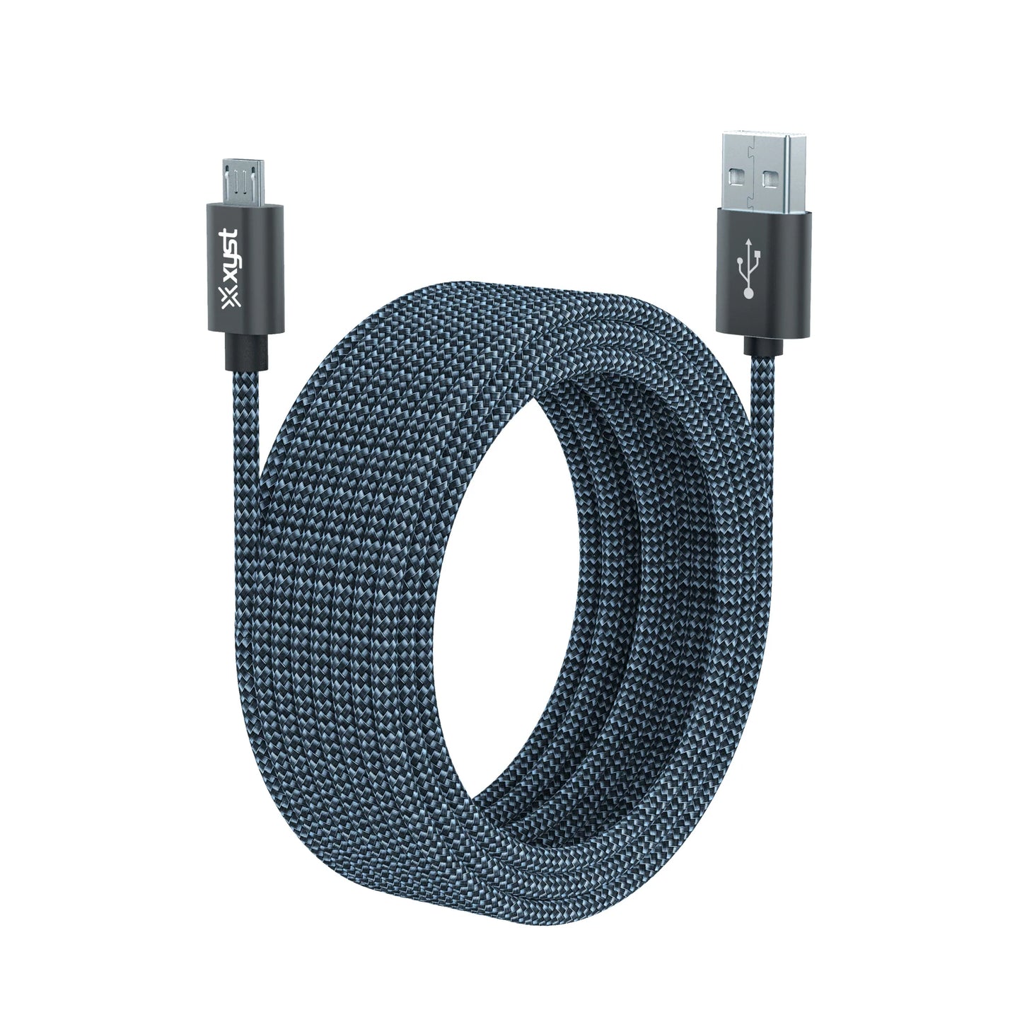 Xyst 10Ft Braided USB to Micro USB Charge and Sync Cable