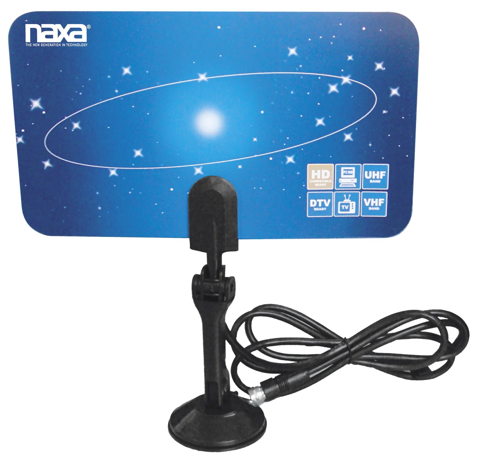 Naxa NAA-306 Ultra-Thin Flat Panel Powered Antenna for HDTV and ATSC Digital Television
