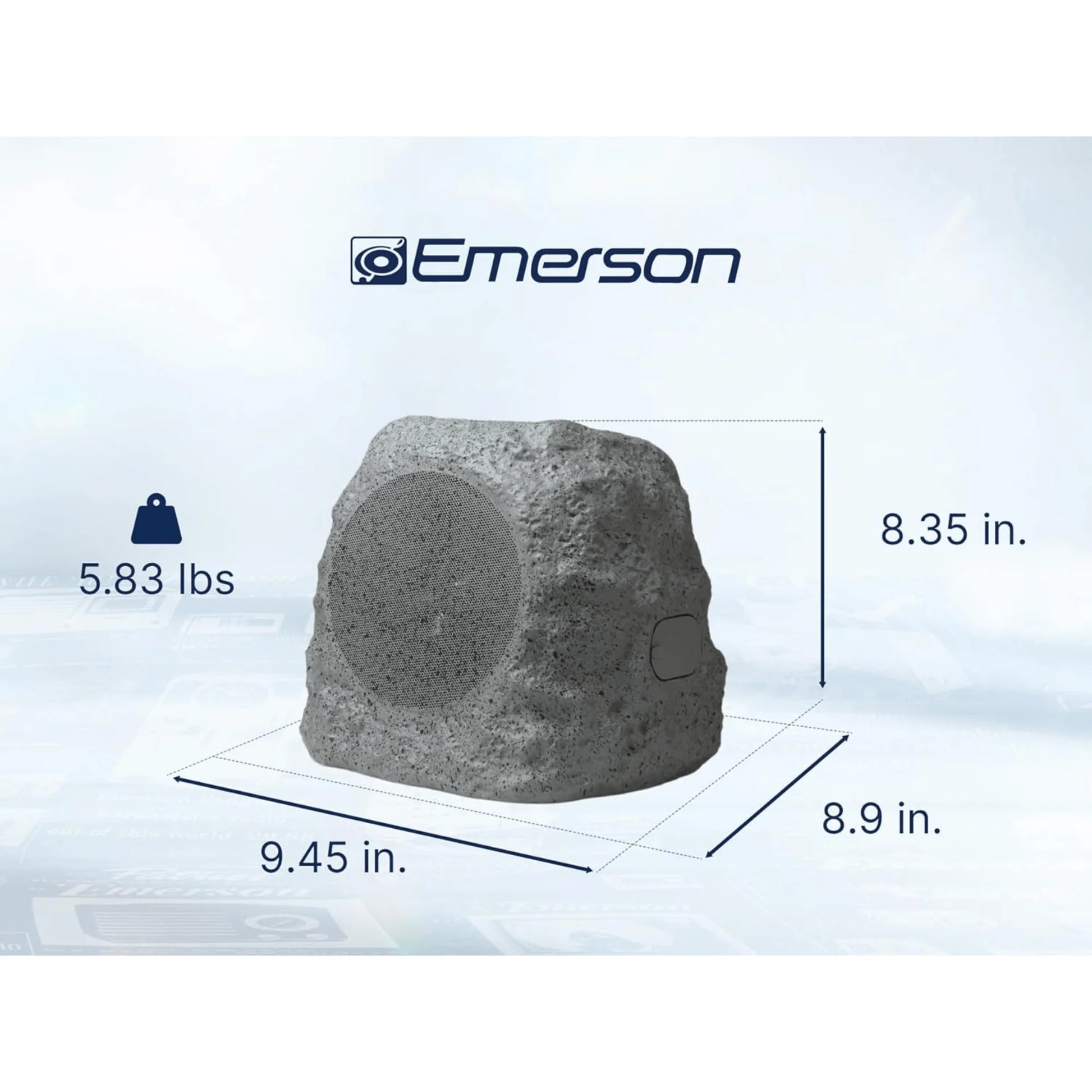 Emerson Rock Party Solar Bluetooth Speaker