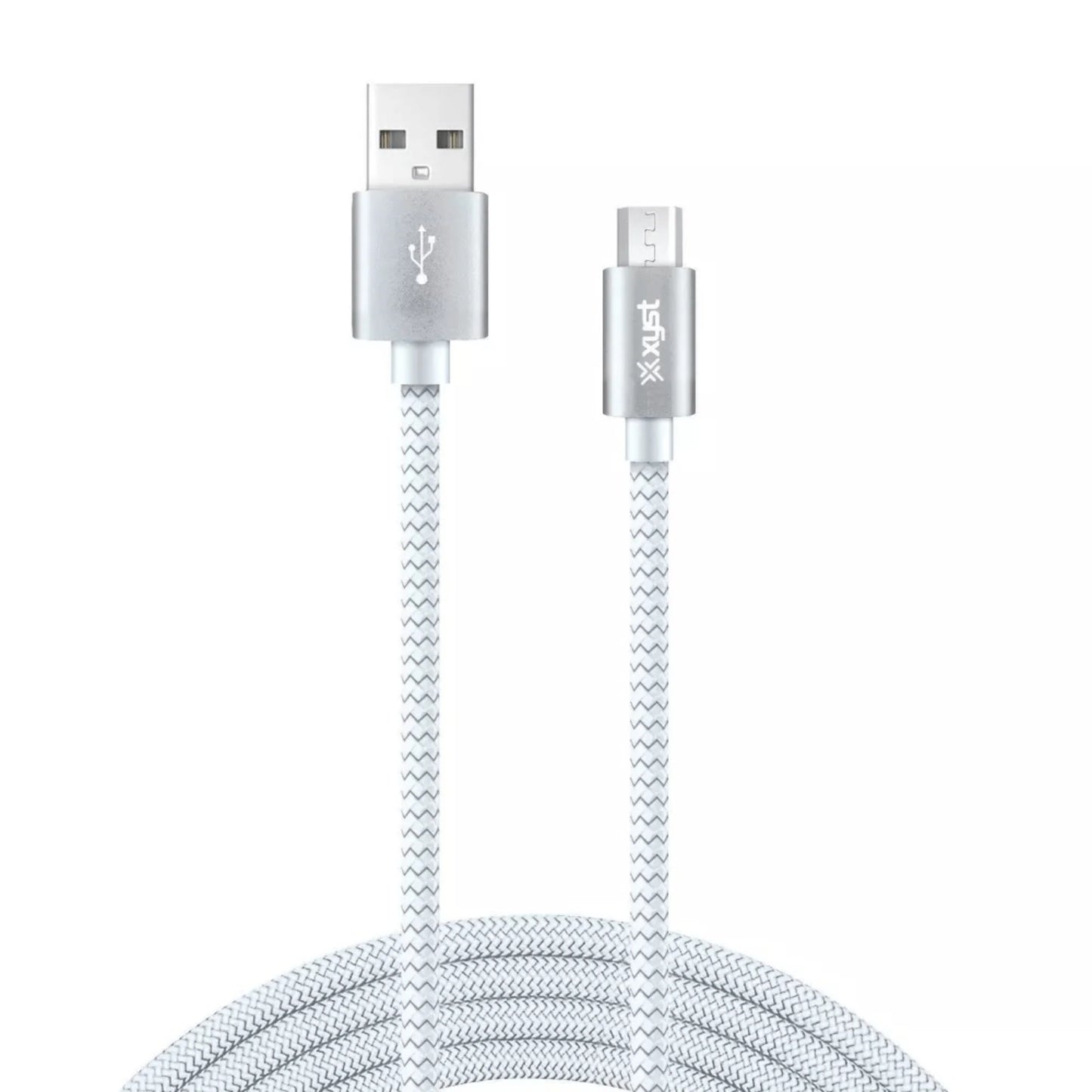 Xyst 10Ft Braided USB to Micro USB Charge and Sync Cable