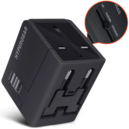 Hypergear Universal Travel Adapter for Global Use